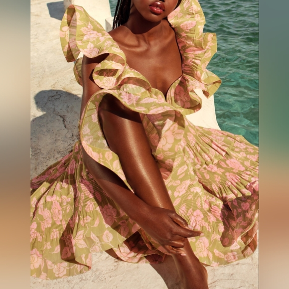 Lovestruck Pleated Gown - Size 0